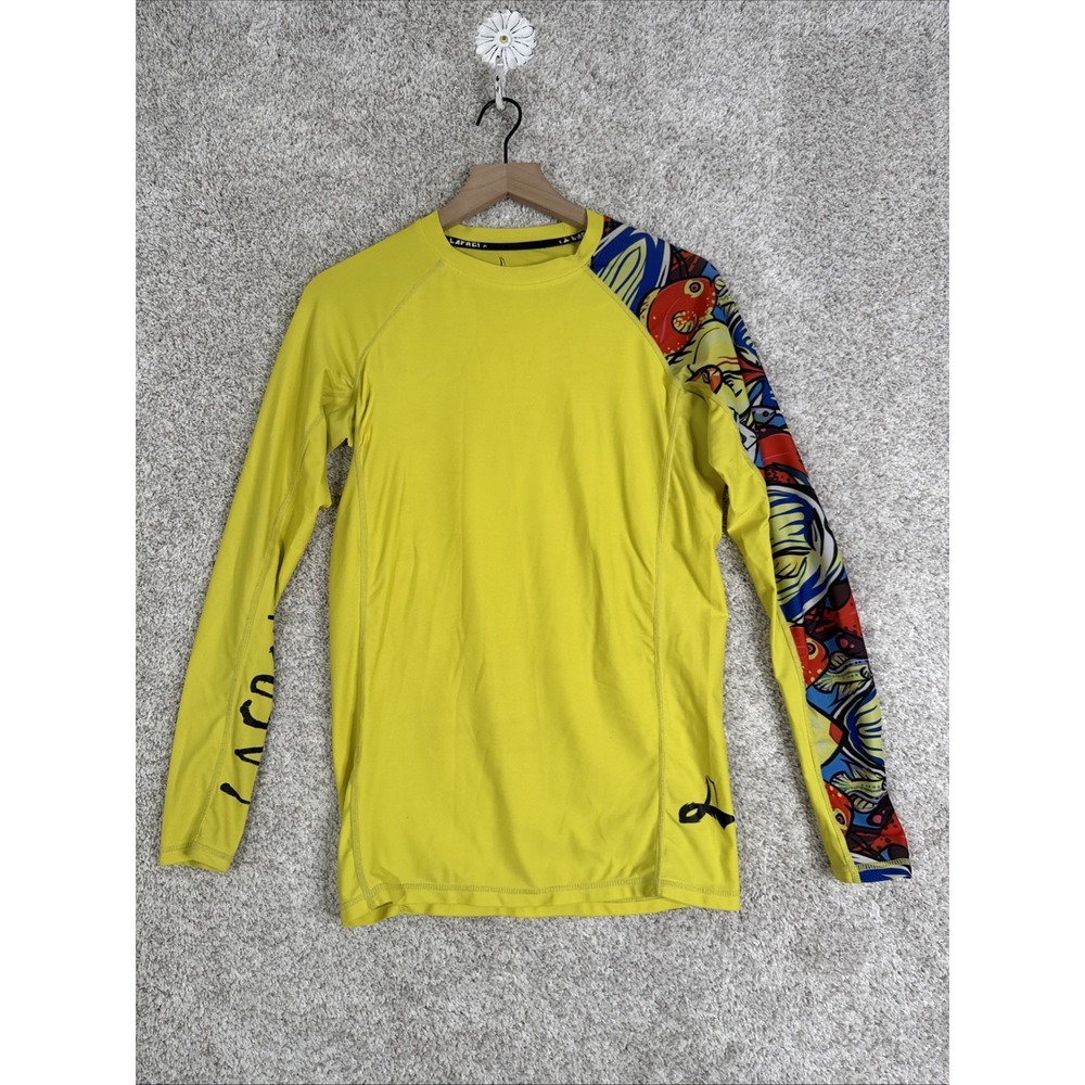 Long Sleeve UPF 50+‎ Baselayer Skins Medium Asymmetric Yellow